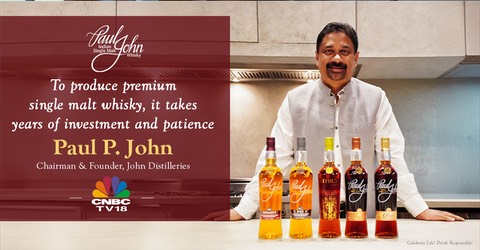 'Legendary brands' can no longer fool Indian whisky drinkers, says Paul John
