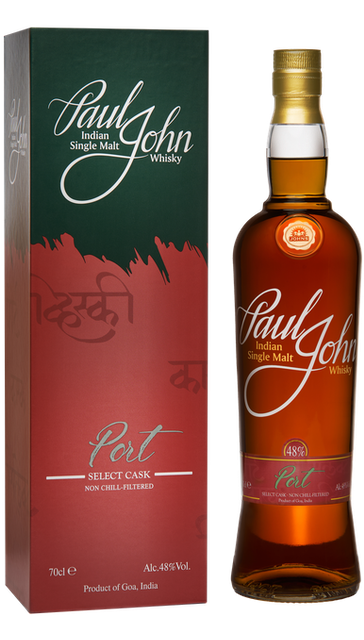 Port Select Cask - Single Malt Whisky from Paul John, Goa India.