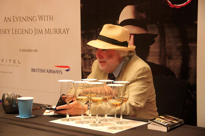 Blind Tasting line up with Whisky Bible Author Jim Murray!