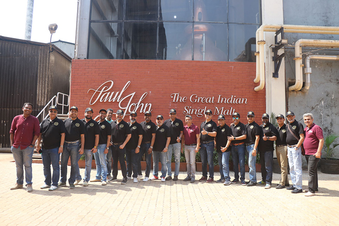 Malt Society Arabia Visits Paul John Visitor Centre, Goa