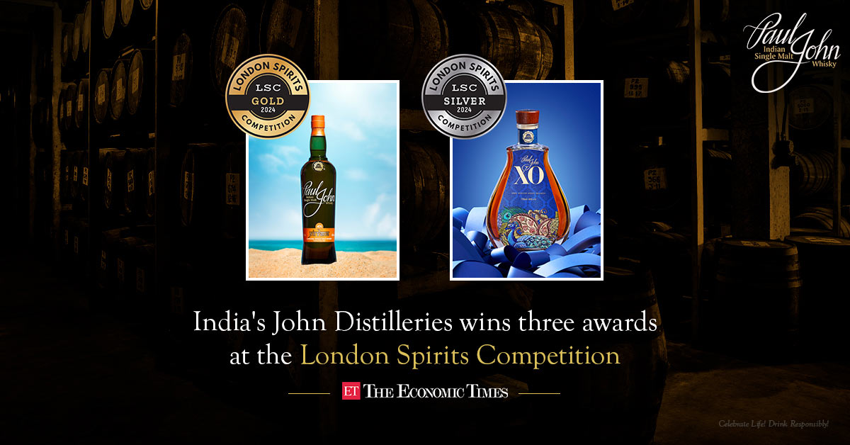 India's John Distilleries wins three awards at London Spirits Competition