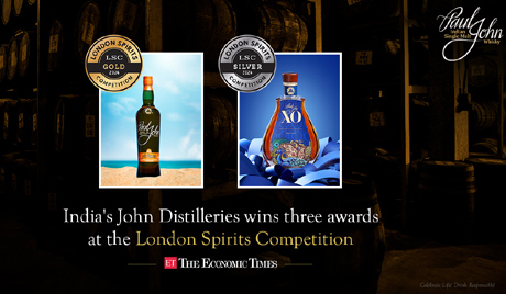 India's John Distilleries wins three awards at London Spirits Competition