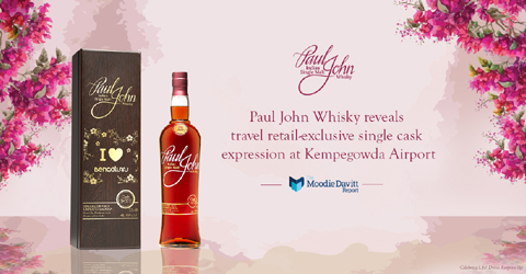 Paul John Whisky reveals travel retail-exclusive single cask expression at Kempegowda Airport