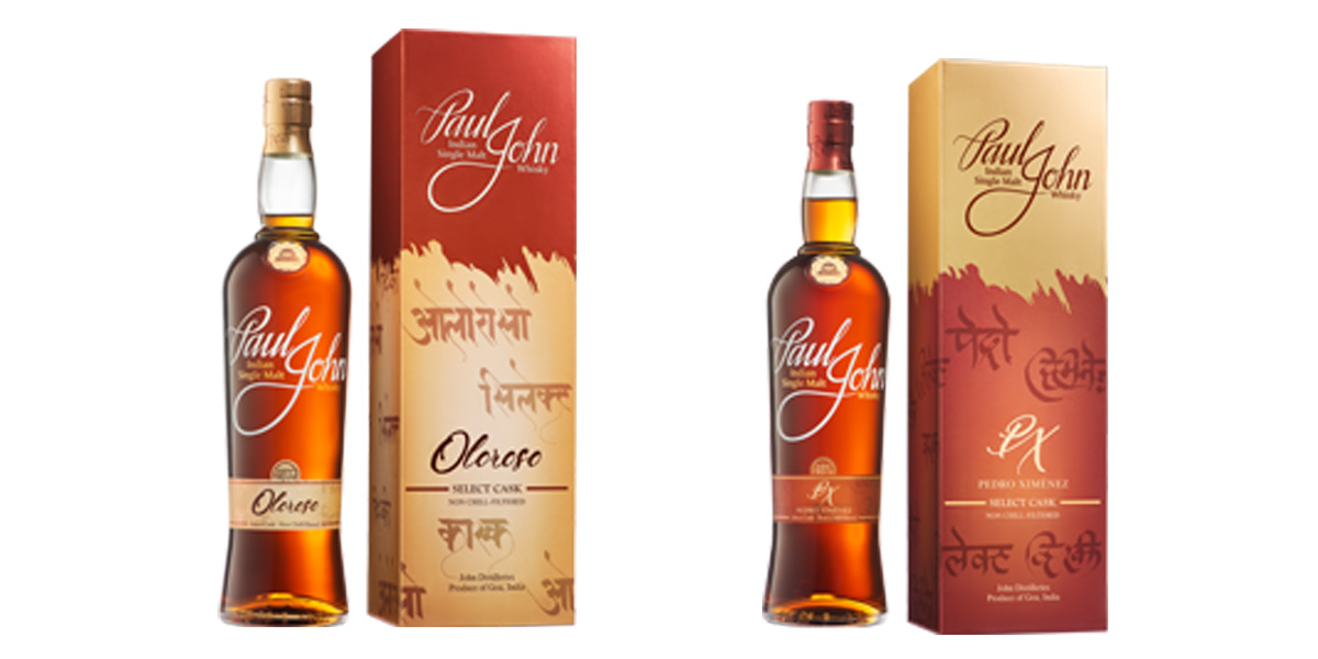 Paul John Whisky Releases Oloroso and Pedro Ximénez Casks Finish whiskies