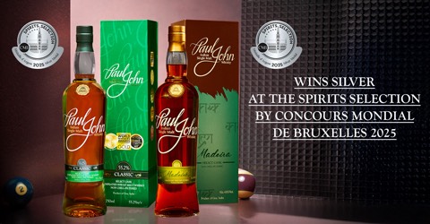 Paul John Whisky wins Silver at the Spirits Selection By Concours Mondial De Bruxelles 2025