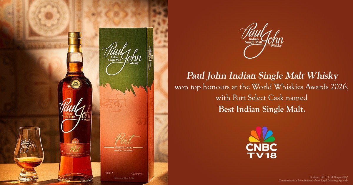 World Whiskies Awards 2026: Paul John Port Select Cask named Best Indian Single Malt