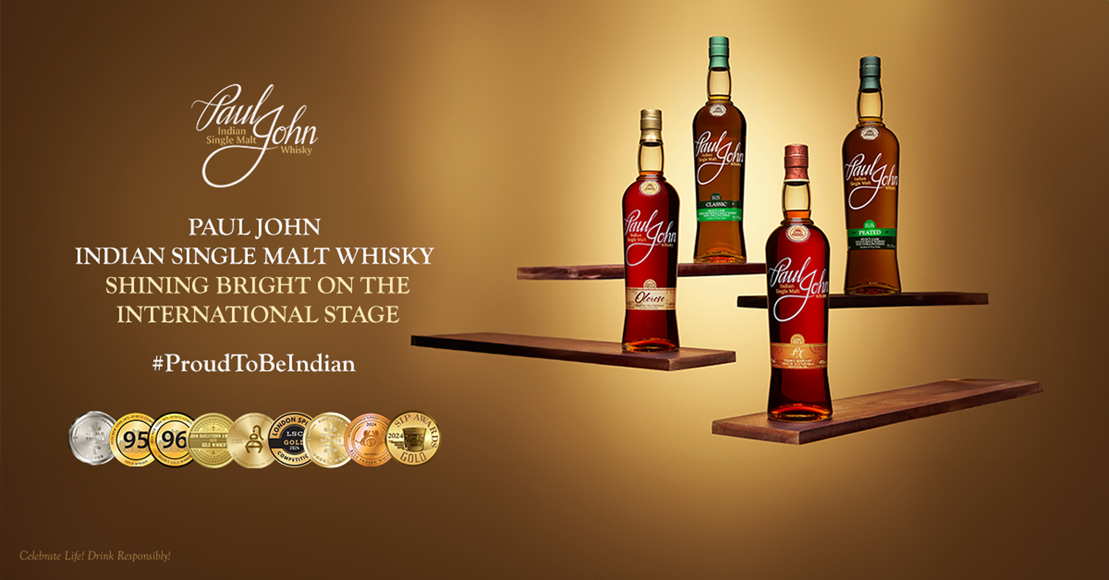 Paul John Indian Single Malt Whisky Shining Bright on International Podiums